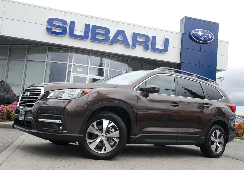 Subaru looks like it has a sales winner on its hands with the all-new Ascent three-row SUV. The Ascent features an elegant design, good road dynamics, good fuel economy, ample space and a comfortable interior. It is available Jim Pattison Subaru in the Northshore Auto Mall. photo Mike Wakefield, North Shore News