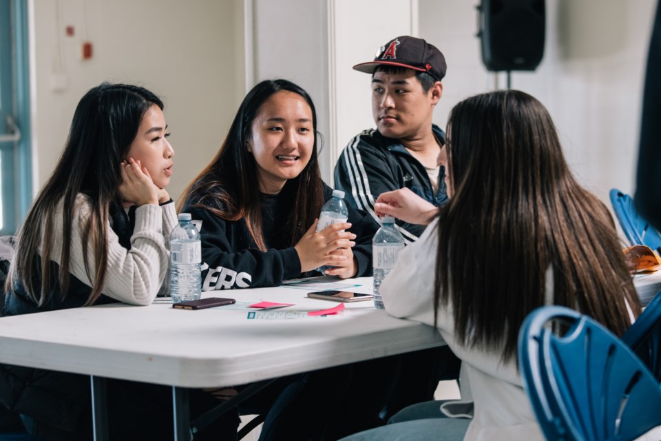 Richmond high school students participate in Fresh Start, a mental wellness workshop organized by the district-wide student council. Photo: Courtesy of RSDCO