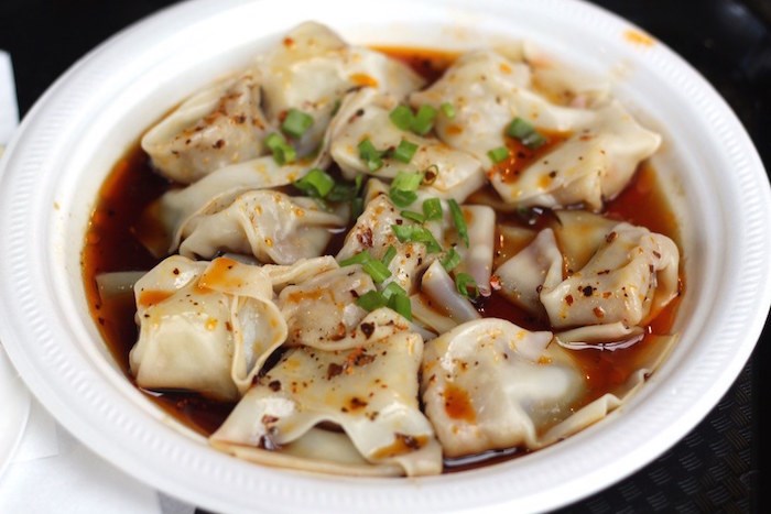 Spicy dumplings at Xi’an in the Richmond Public Market