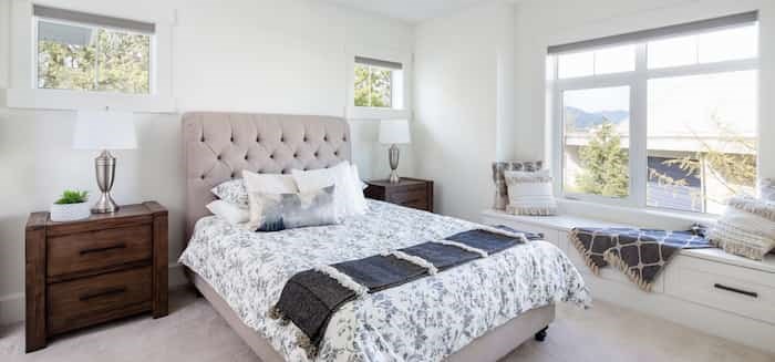 PNE prize home 2019 master bedroom