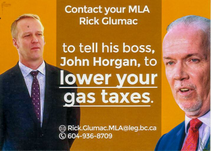 The BC Liberals have repeatedly blamed the BC NDP government for not doing enough to alleviate soaring gas prices