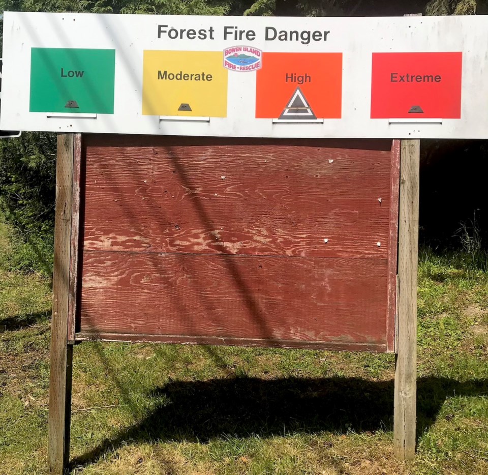 Fire danger rating