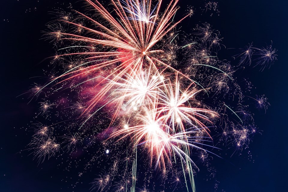 fireworks, stock photo