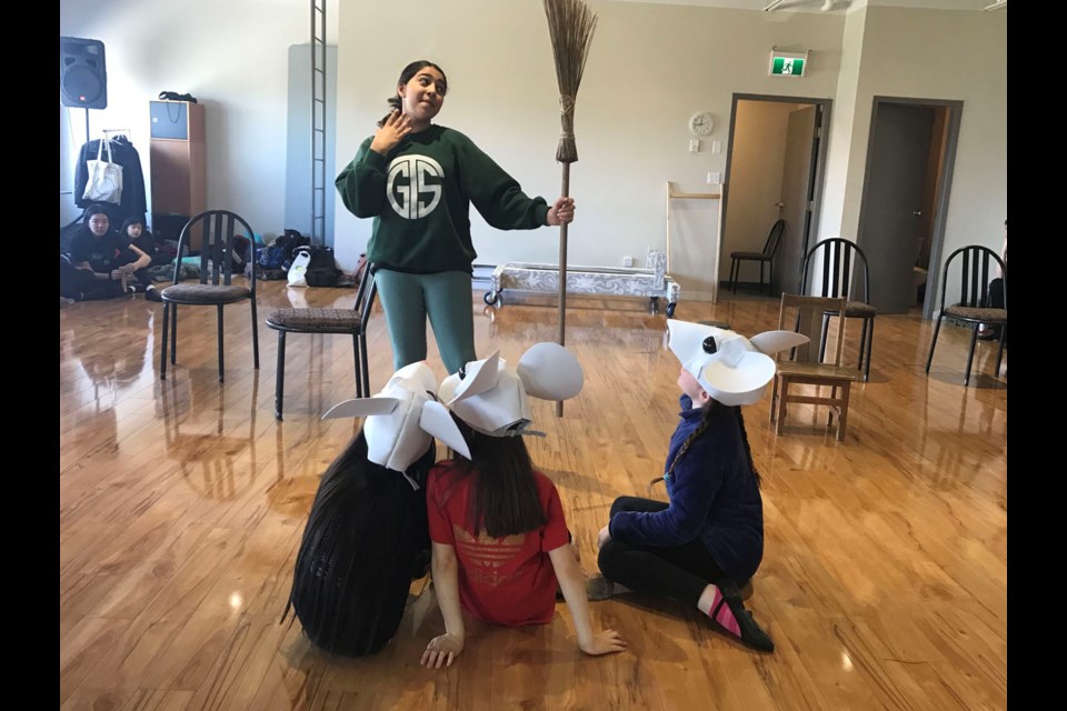 Rehearsals for the Children's Theatre of Richmond production of Cinderella.
