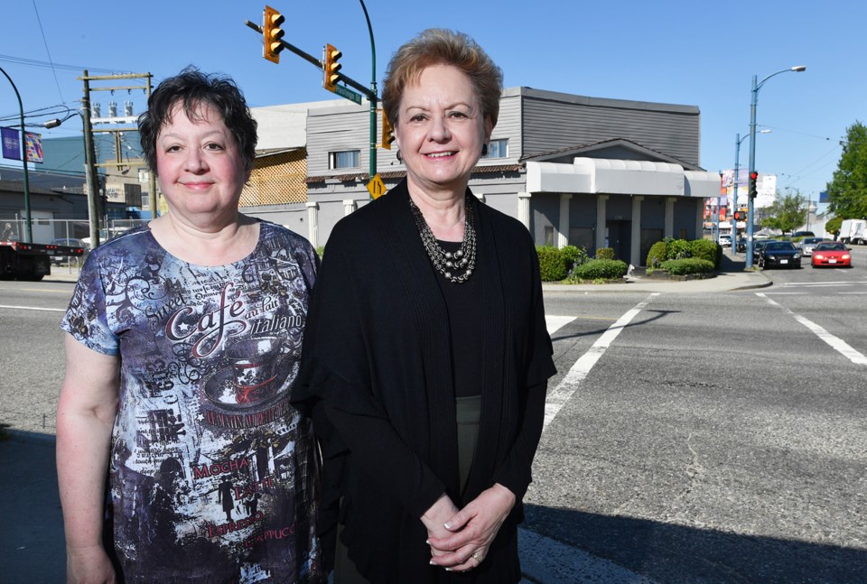 Angela Cavadas and Linda Shirley