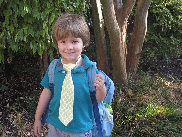 Boy walking