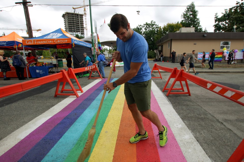 Rainbow crosswalk burnaby