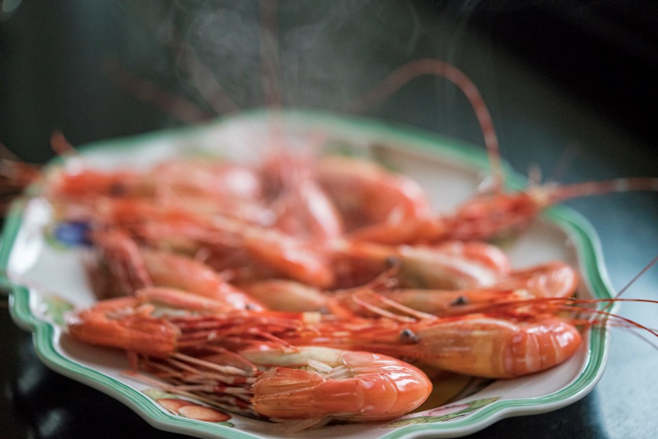 spot prawn