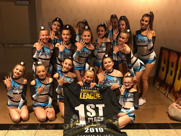 Nfinity cheer hotsell team