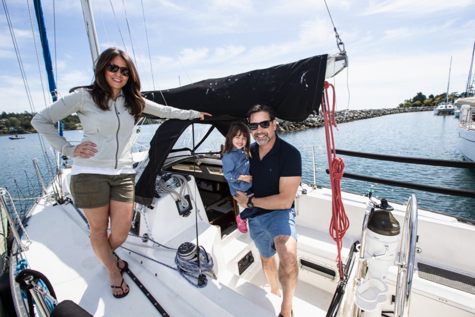 Gord Galbraith, his wife Michelle and their daughter Maia will be sailing in this year's Swiftsure as a family.