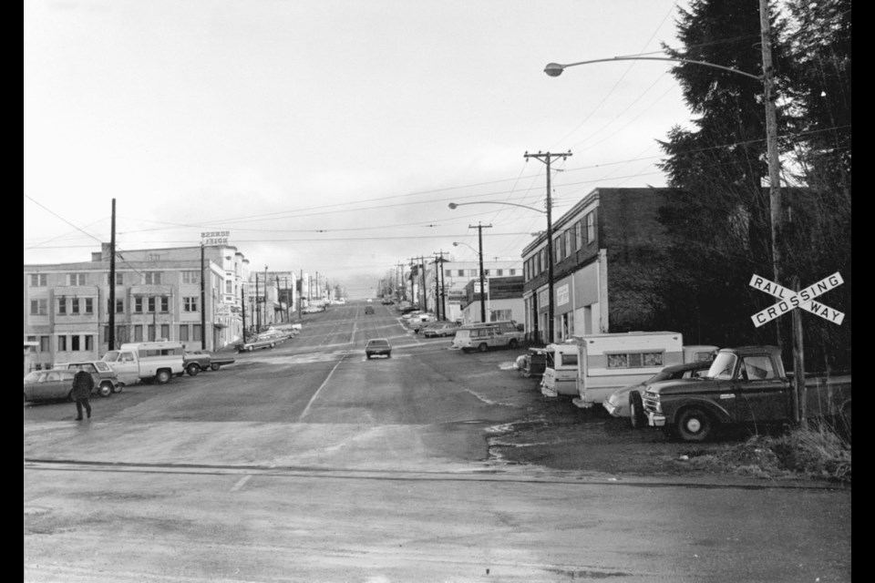 Argyle Street in Port Alberni in 1976. A year later, the city was shocked by the killing of 12-year-old Carolyn Lee.