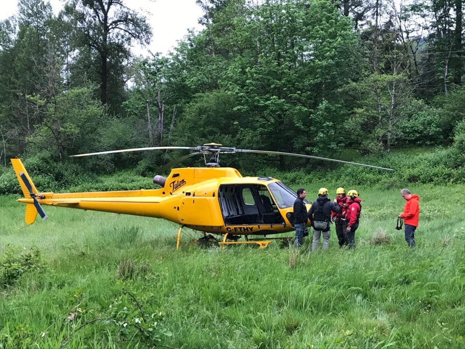 Search and rescue helicopter