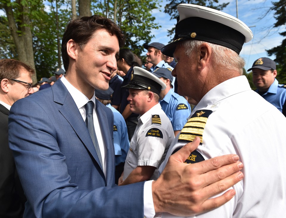 Justin Trudeau was in Vancouver today to announce a $15.7-billion plan to “renew” Canada’s Coast Gua