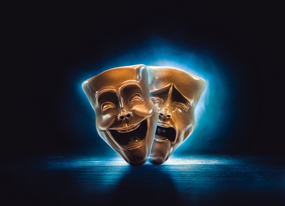 iStock, comedy and drama masks