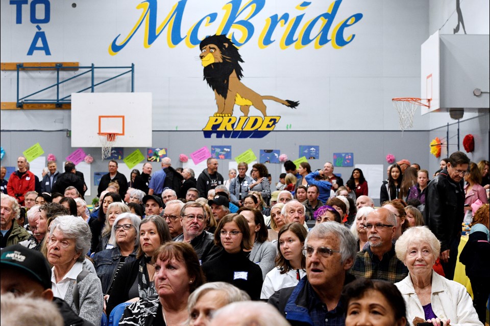 The gym was packed with alumni and community members when Richard McBride Elementary School celebrated its 90th anniversary on Saturday.