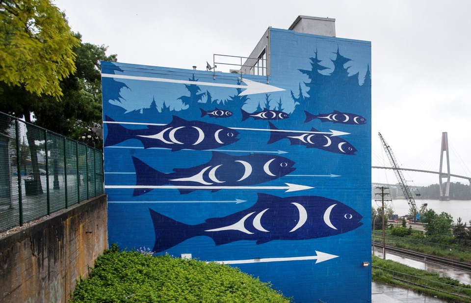 UFCW mural salmon reconciliation