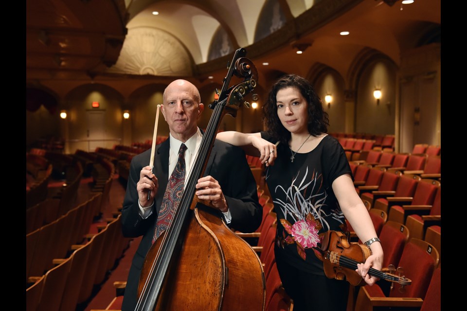J. Warren Long has spent his entire adult life in the Vancouver Symphony Orchestra, while violinist Monica Pegis, who joined the ranks in January, is the VSO’s newest member