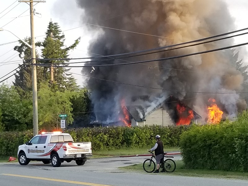 Wildwood fire Powell River