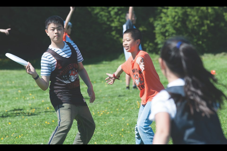 Thompson Elementary students were busy practising last week in preparation for the inaugural DiscTricked 38 — The Ultimate Experience tournament. The two-day event goes June 5-6 and will feature six city schools.