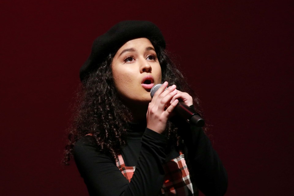2019 RichCity Idol winner is Mariam El Lahham, a Grade 9 student from Hugh Boyd secondary. Photos by Rob Kruyt/Special to the News