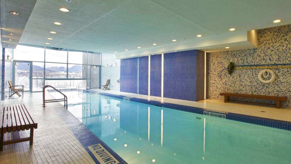 Carina Coal Harbour penthouse indoor outdoor pool