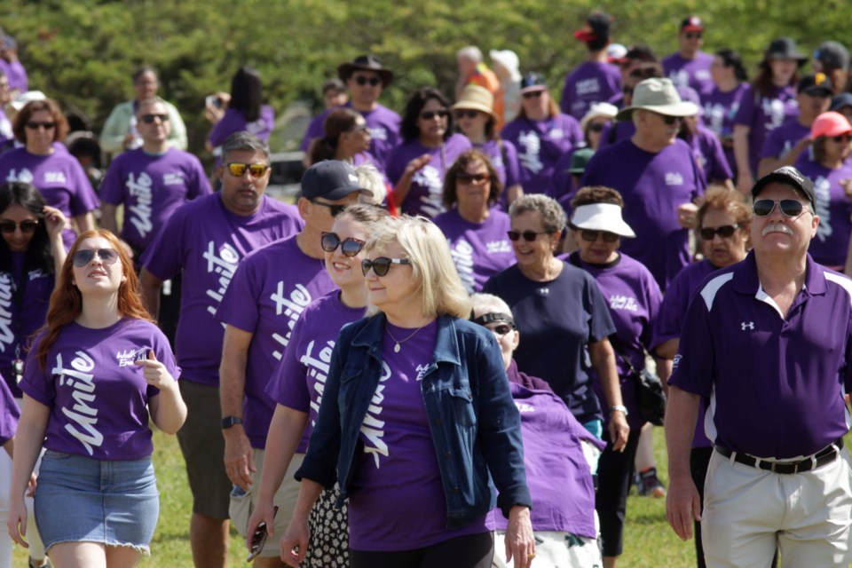 The 2019 Walk to End ALS in Richmond at Garry Point Park on Saturday. Photos by Rob Kruyt/Special to the News