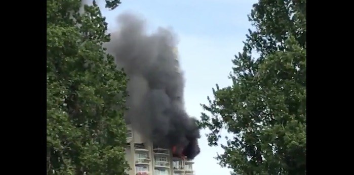 On Sunday, the 15th floor of an apartment building in Vancouver’s West End neighbourhood was gutted