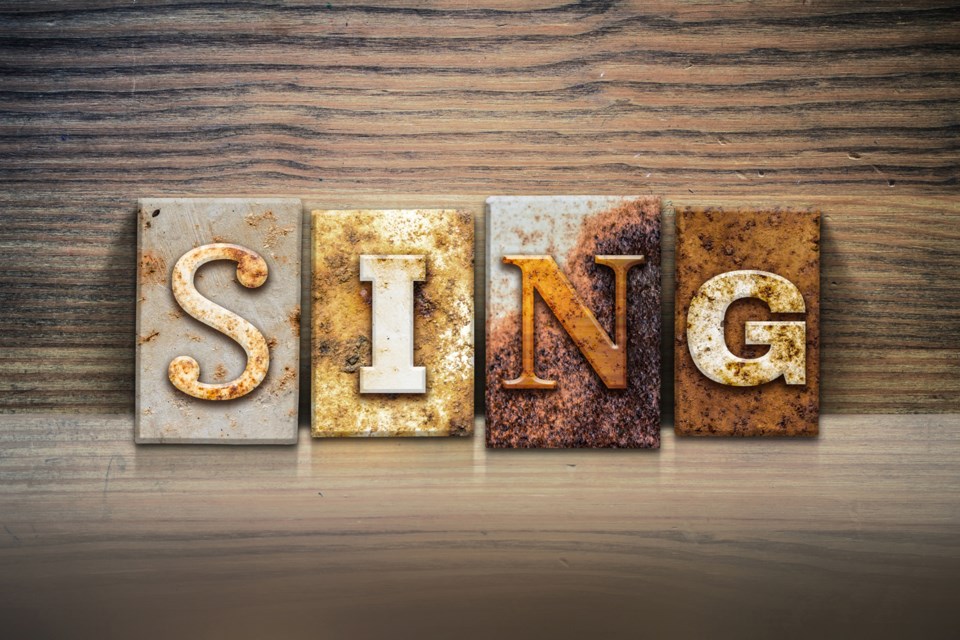 stock photo, sing, iStock