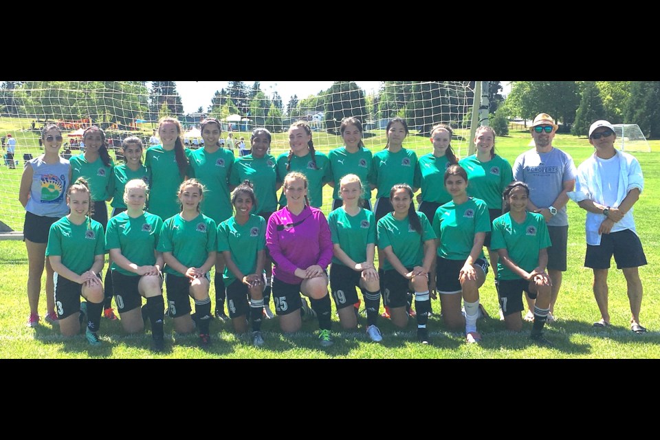 After earning a last-minute entry, the McRoberts Strikers wrapped up an outstanding season with an eighth place finish at the B.C. AA Girls Soccer Championships in Campbell River.