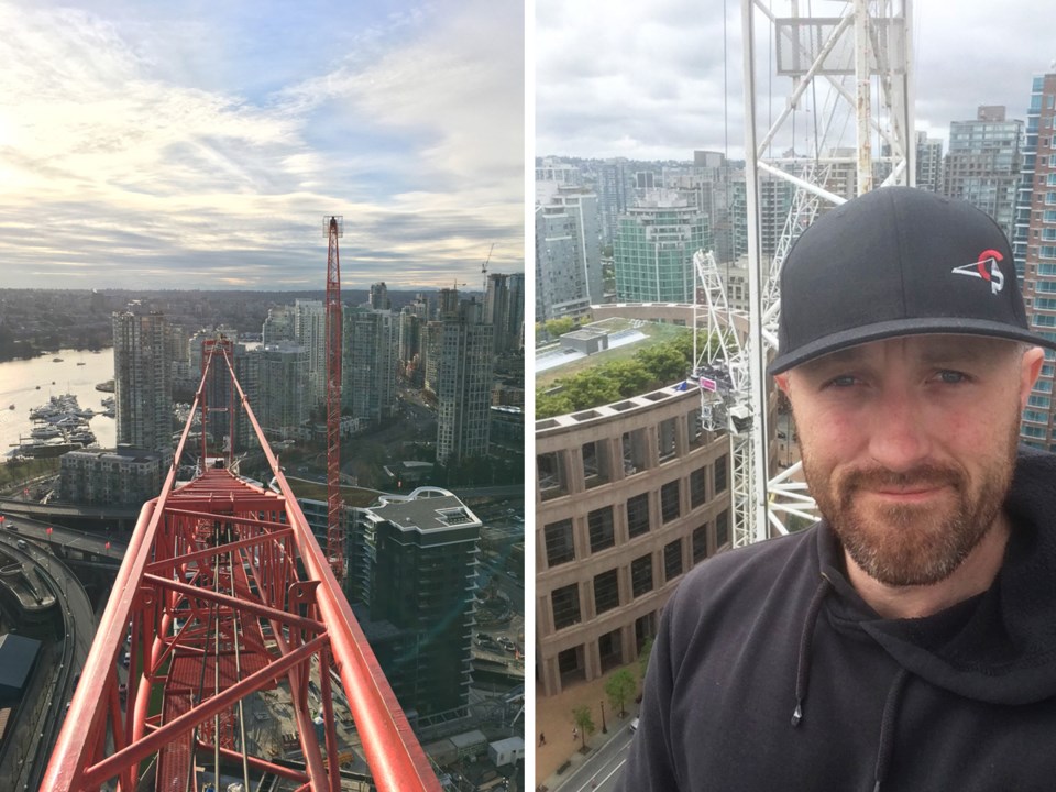 Crane operator Ryan Clancy: “The first time I ran one of these, I climbed down, and it felt like I w