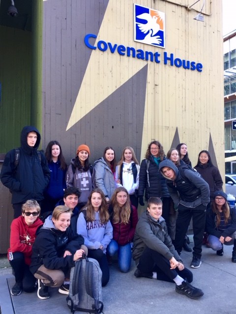 The IPS grade nine class visited Covenant House earlier this year.