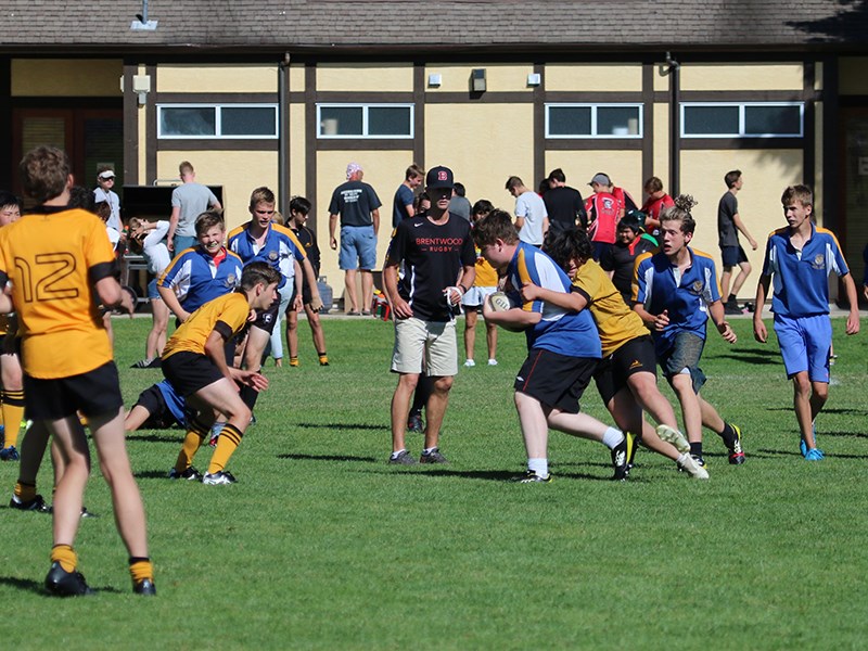 Brooks Secondary School junior rugby team