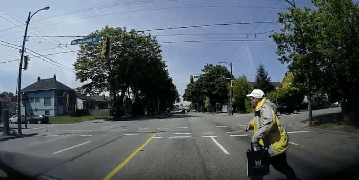 Reddit user cvr24 shared a video on Saturday, June 8 that shows a close call on dashcam footage at a