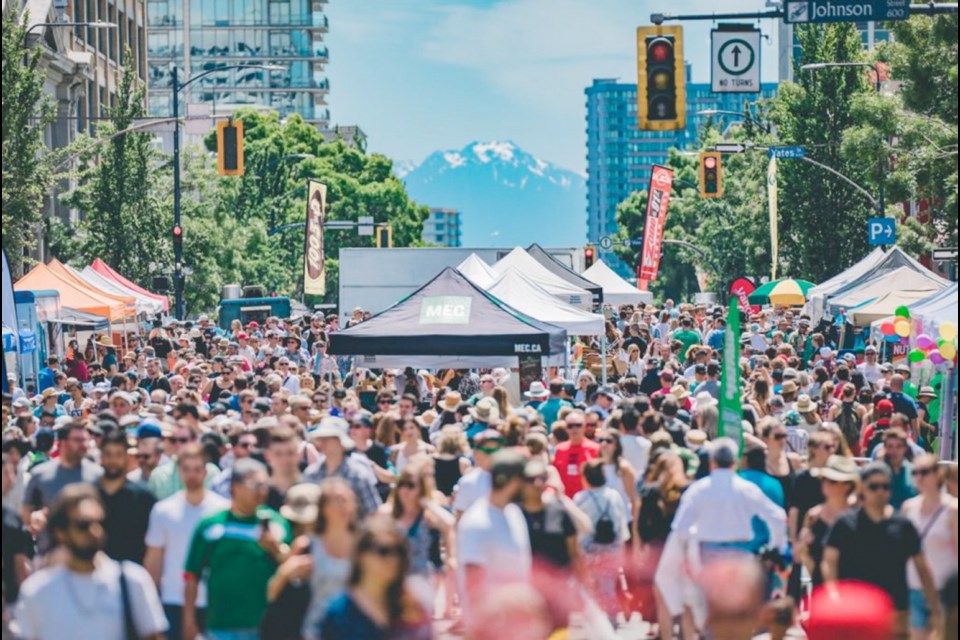 Car Free YYJ, held on Douglas Street, is one of Victoria's most popular annual events.
