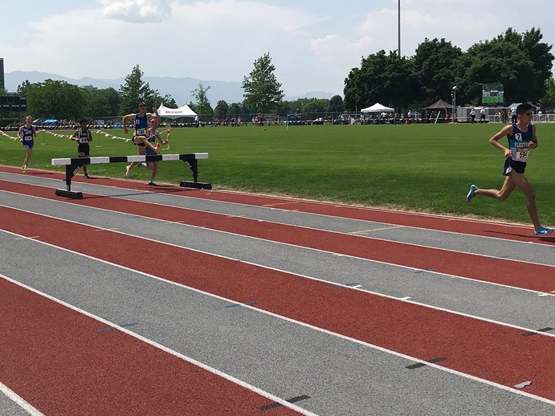 Brooks Secondary School track team Chris Fisher