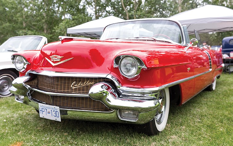 The 1956 Cadillac Convertible of Bill Empey was on display on Sunday morning at Lheidli T’enneh Memorial Park during the 45th Annual Cruisin’ Classics Father’s Day Show 'n' Shine. Citizen Photo by James Doyle