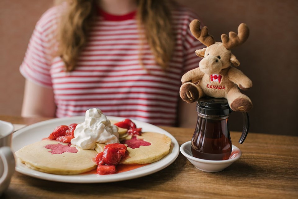 Ricky's O'Canada pancakes