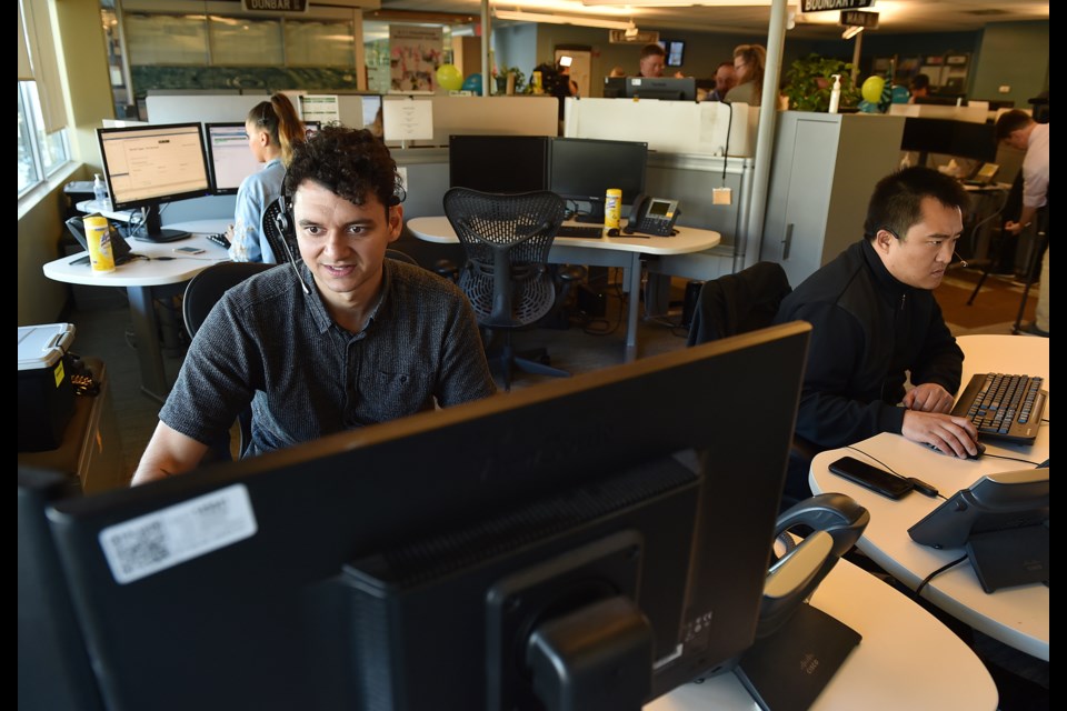 The City of Vancouver’s 311 contact centre, which marked its 10th anniversary June 15, fielded 7.75 million calls since it launched. Photo Dan Toulgoet