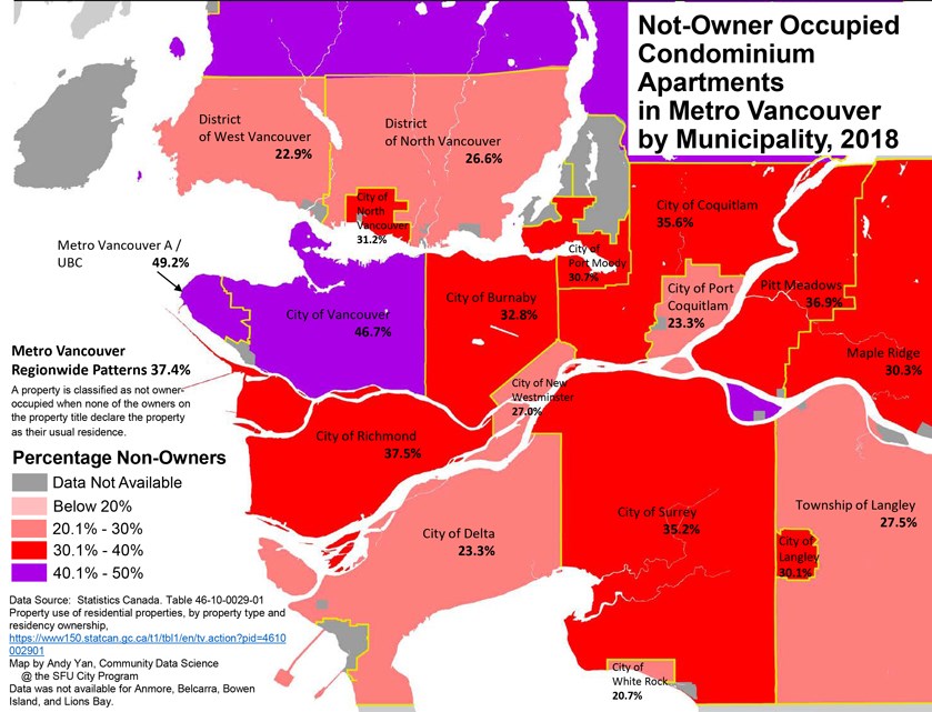 West Van non owner map