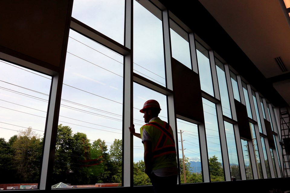 There's plenty of natural light in the new Port Coquitlam Community Centre.