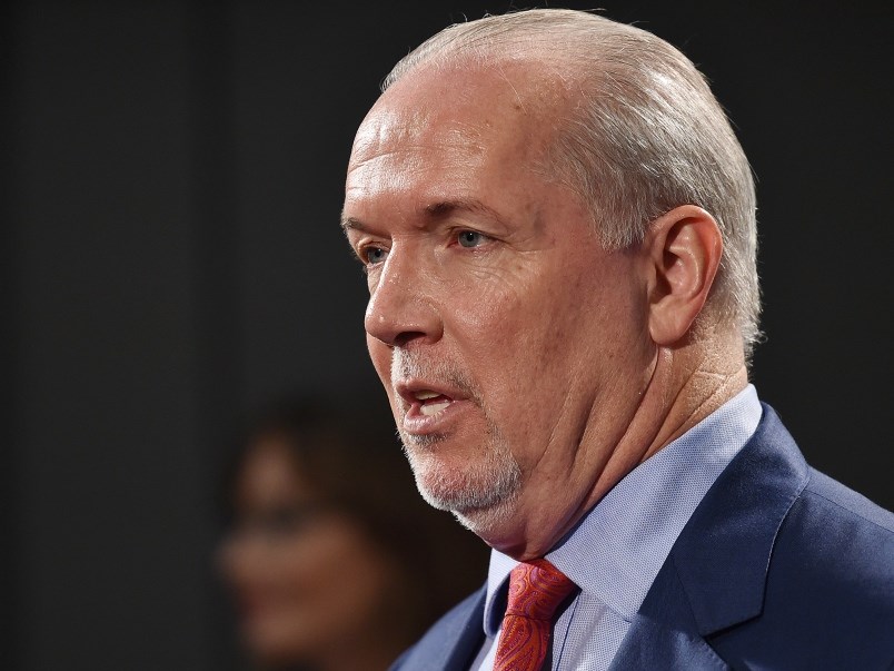 B.C. Premier John Horgan told reporters Tuesday that he was disappointed with the federal government