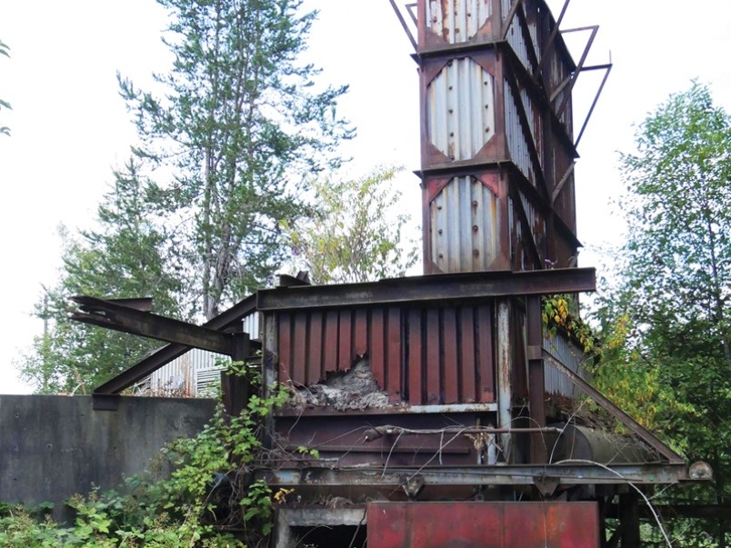 Old incinerator site in Powell River
