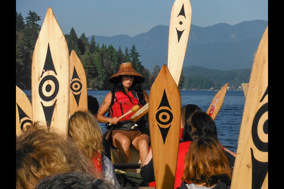 Elders from the Tsleil-Waututh First Nation will perform a water blessing during a ceremonial paddle and water blessing off Rocky Point in Port Moody