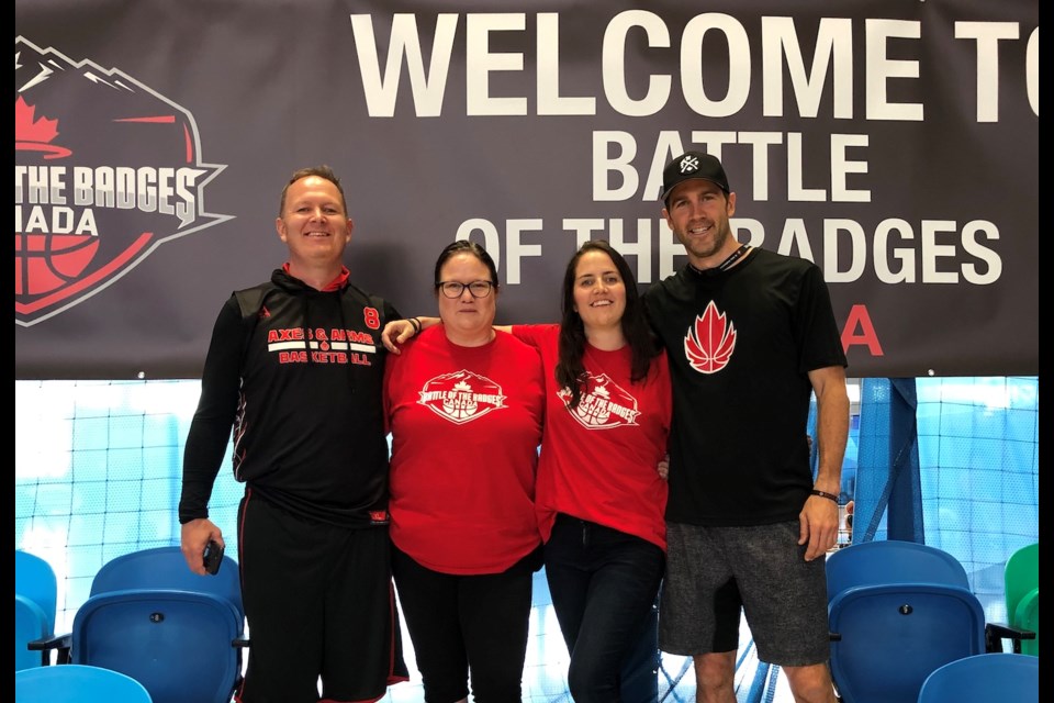Duncan Anderson's children John, John Kathleen, Sarah and James launched the Battle of the Badges Tournament which sees all proceeds going to a scholarship fund in their dad's memory.