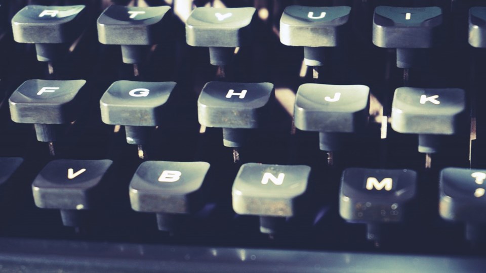 writers typewriter writer keys letters
