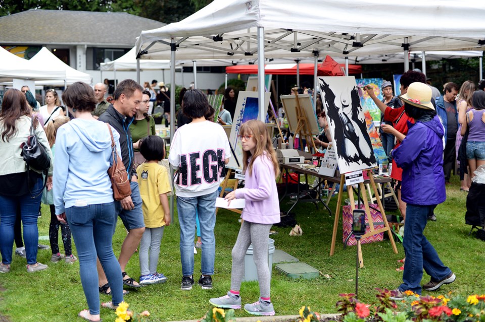 Park's Edge Paint Off, Deer Lake Summer Arts Festival