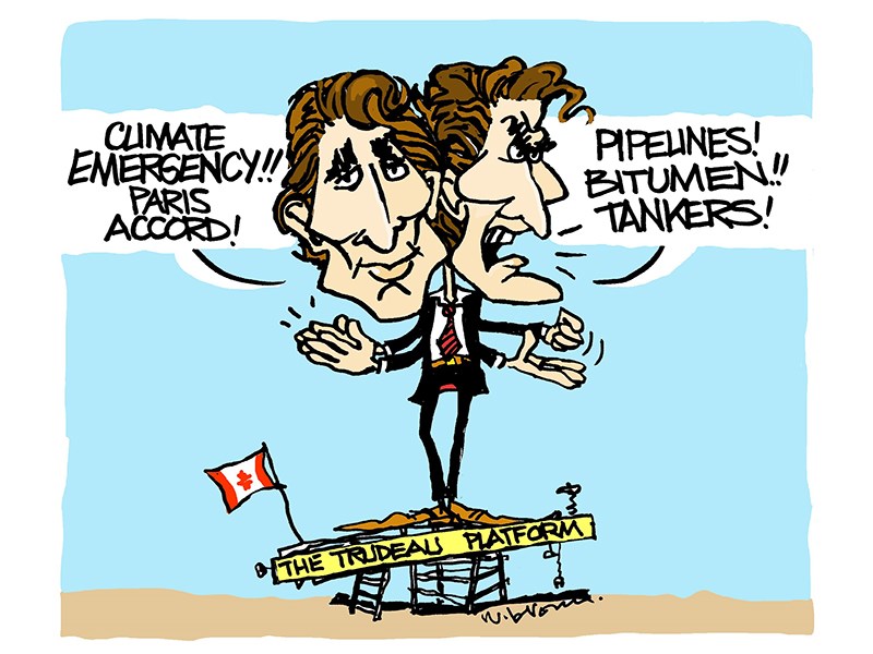 Powell River Peak cartoon