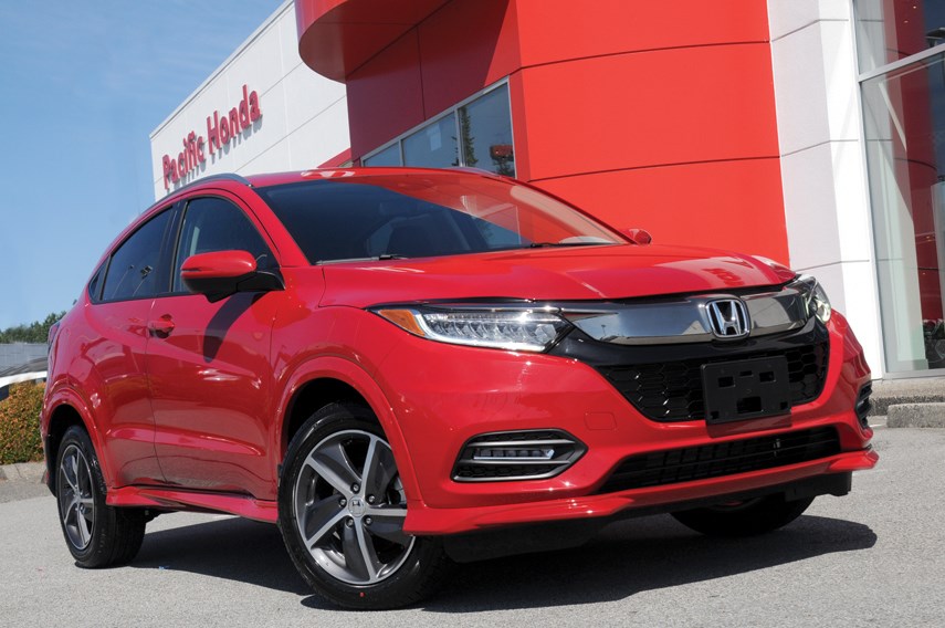 The Honda HR-V doesn’t pack a ton of power, but it is a practical and good-looking car that is nicely sized for navigating busy city streets and parking lots. It is available at Pacific Honda in the Northshore Auto Mall. photo Mike Wakefield, North Shore News