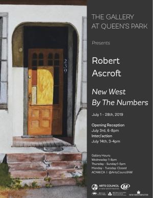 Gallery at Queen's Park, Arts Council of New Westminster, Robert Ascroft, poster
