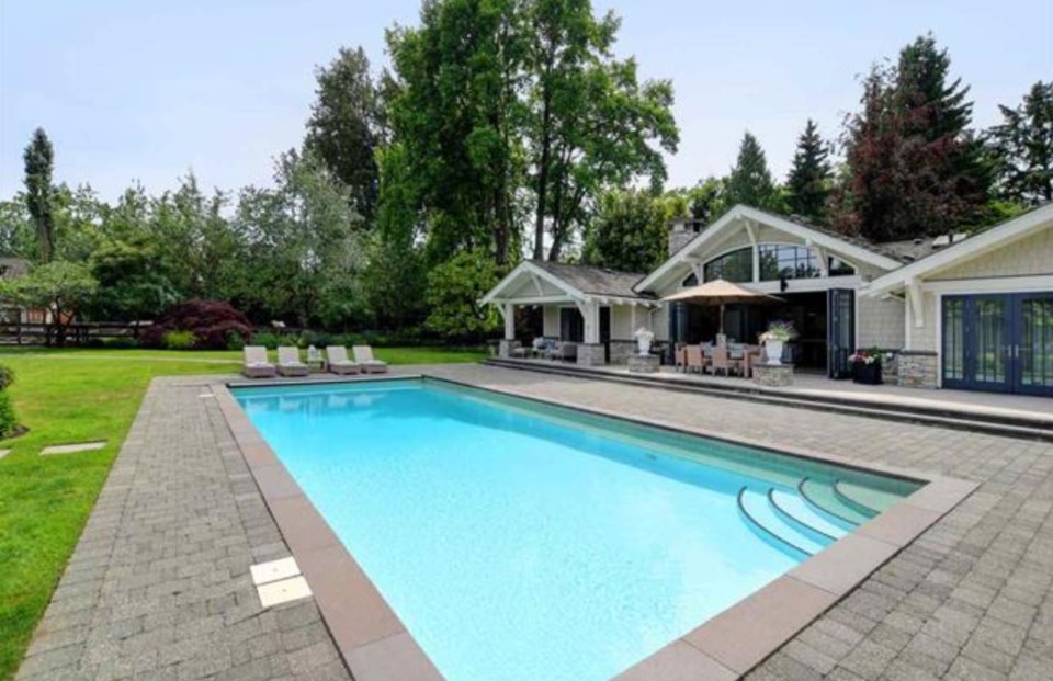 Southlands $16-8M ranch home pool